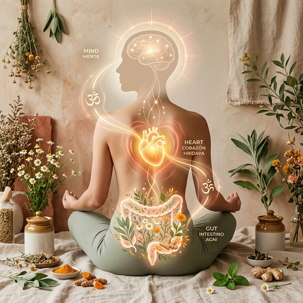 Eje Intestino-Cerebro-Corazón y Ayurveda
