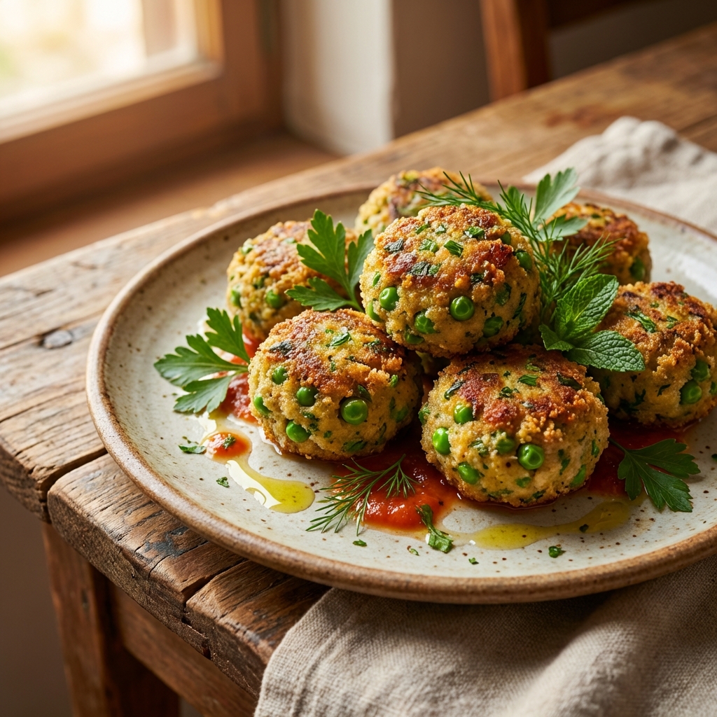 Albóndigas de Arvejas