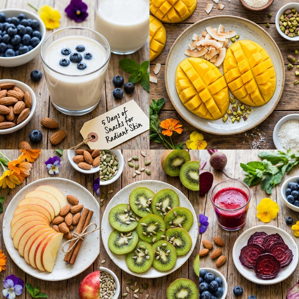 5 Días de Snacks para una Piel Radiante